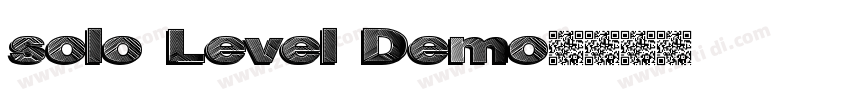 solo Level Demo字体转换